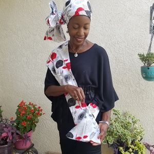 Tas (Crossbody Bag) with matching Gele (Head Wrap)